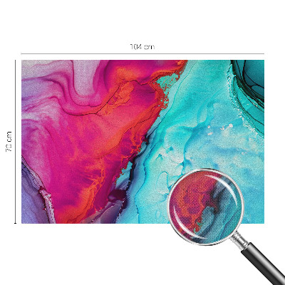 Tapeta fotograficzna z motywem kolorowej fali