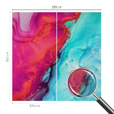 Tapeta fotograficzna z motywem kolorowej fali