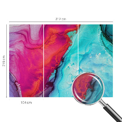 Tapeta fotograficzna z motywem kolorowej fali