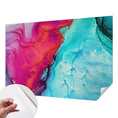 Tapeta fotograficzna z motywem kolorowej fali