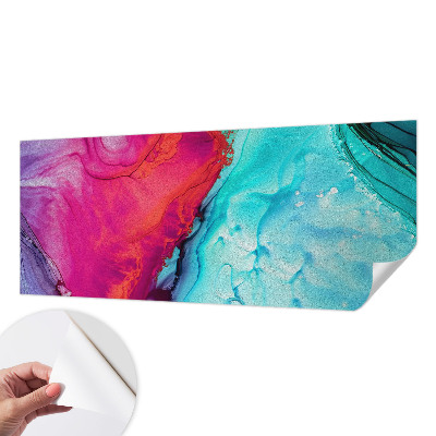 Tapeta fotograficzna z motywem kolorowej fali