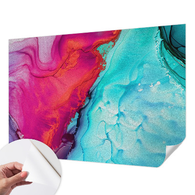 Tapeta fotograficzna z motywem kolorowej fali