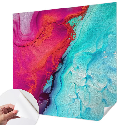 Tapeta fotograficzna z motywem kolorowej fali