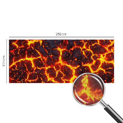 Tapeta fotograficzna z motywem mocnej magmy
