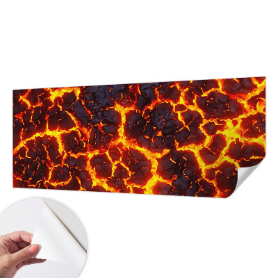 Tapeta fotograficzna z motywem mocnej magmy