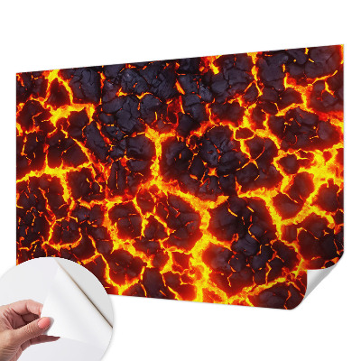Tapeta fotograficzna z motywem mocnej magmy