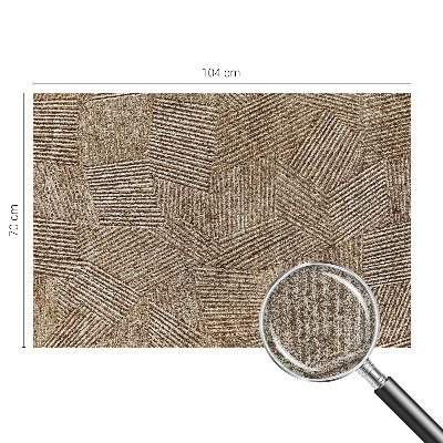 Fototapeta samoprzylepna do sypialni ze wzorem strukturalnych linii