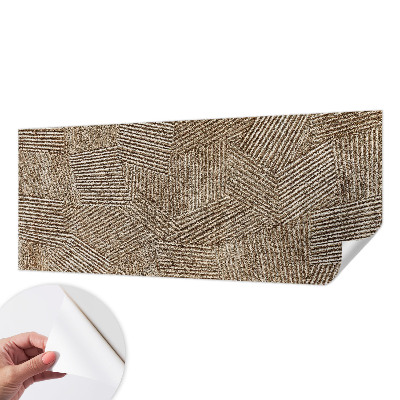 Fototapeta samoprzylepna do sypialni ze wzorem strukturalnych linii