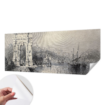 Fototapeta samoprzylepna z nadrukiem z motywem morskiego pejzażu