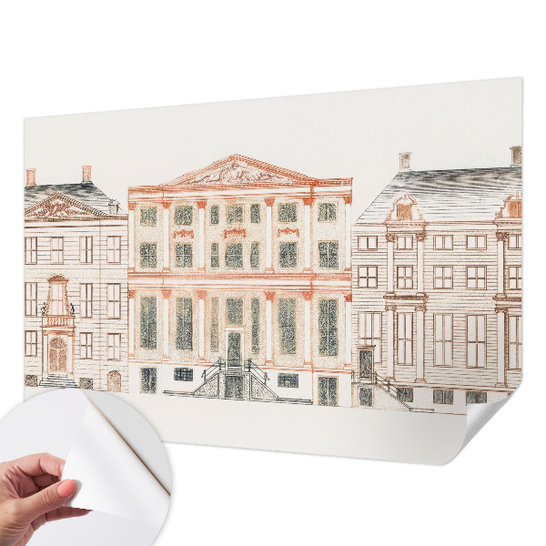 Dekoracyjna fototapeta na ścianę z motywem klasycznych budynków