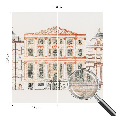Dekoracyjna fototapeta na ścianę z motywem klasycznych budynków