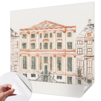 Dekoracyjna fototapeta na ścianę z motywem klasycznych budynków