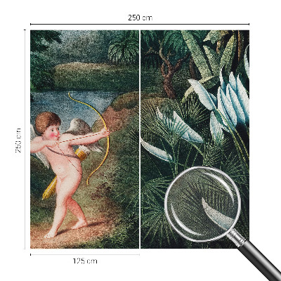 Fototapeta samoprzylepna do sypialni z motywem uroczego amorka