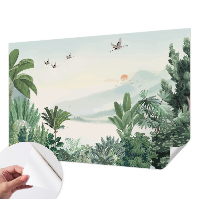 Fototapeta samoprzylepna z nadrukiem Tropikalna oaza