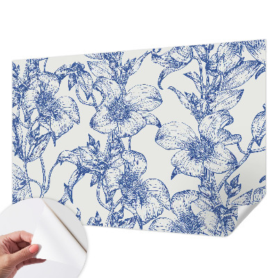 Fototapeta samoprzylepna z nadrukiem Kwiatowe gałązki