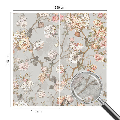 Tapeta fotograficzna samoprzylepna z romantycznym wzorem