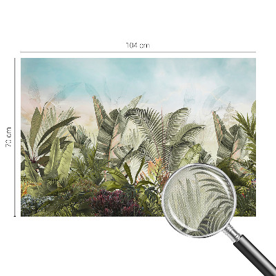 Fototapeta samoprzylepna z nadrukiem z motywem tropikalnego raju
