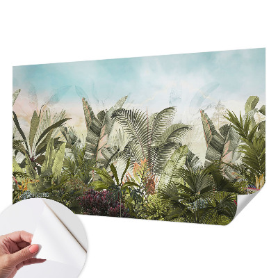 Fototapeta samoprzylepna z nadrukiem z motywem tropikalnego raju