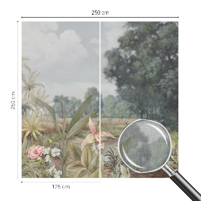 Tapeta fotograficzna z egzotycznym krajobrazem