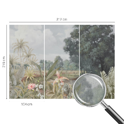 Tapeta fotograficzna z egzotycznym krajobrazem
