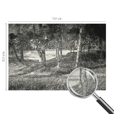 Fototapeta samoprzylepna z nadrukiem z motywem spokojnego pejzażu