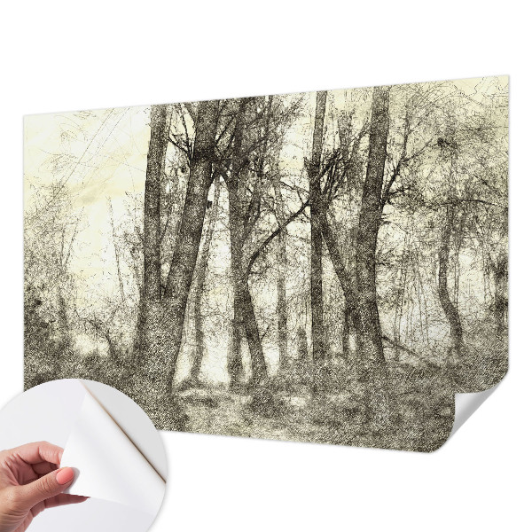 Fototapeta na ścianę z motywem leśnej melancholii