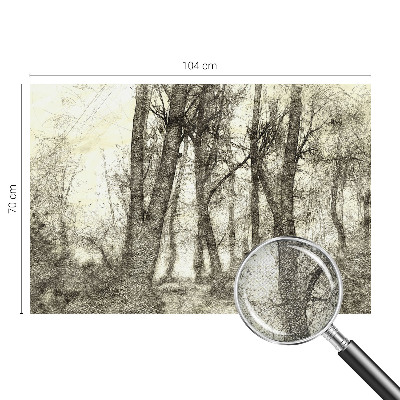 Fototapeta na ścianę z motywem leśnej melancholii