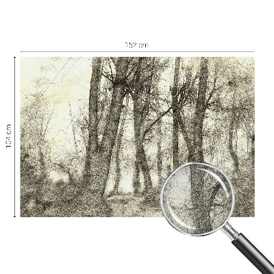Fototapeta na ścianę z motywem leśnej melancholii