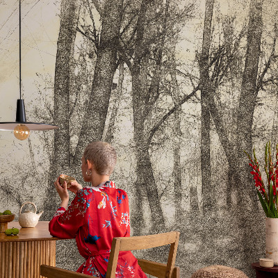 Fototapeta na ścianę z motywem leśnej melancholii