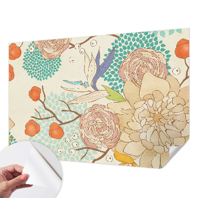 Tapeta fotograficzna Kwiatowa fantazja