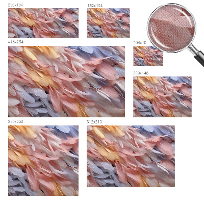 Tapeta fotograficzna samoprzylepna z motywem pastelowych piór