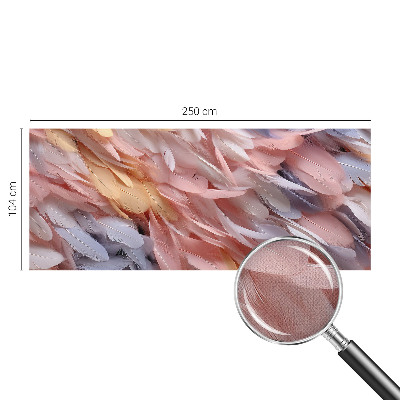 Tapeta fotograficzna samoprzylepna z motywem pastelowych piór