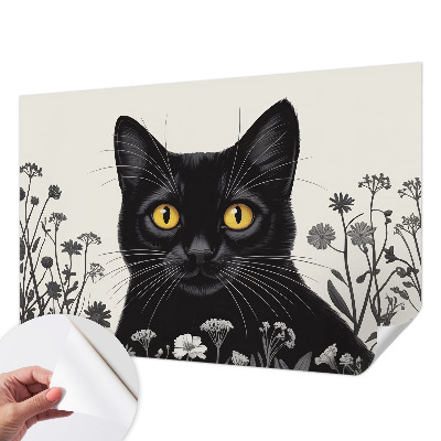 Tapeta fotograficzna samoprzylepna Kwiaty kot