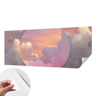 Dekoracyjna fototapeta na ścianę z motywem eterycznych chmur