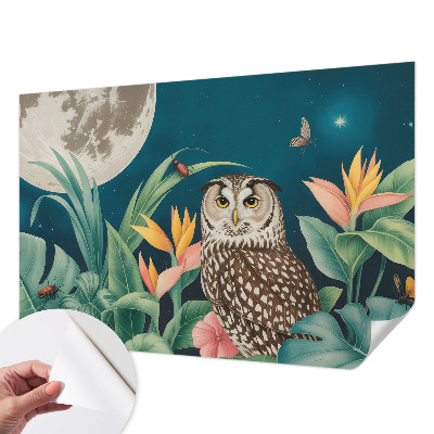 Fototapeta samoprzylepna z nadrukiem z motywem księżycowego safari