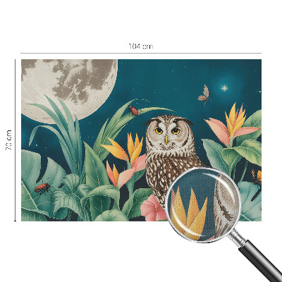 Fototapeta samoprzylepna z nadrukiem z motywem księżycowego safari
