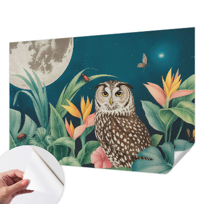 Fototapeta samoprzylepna z nadrukiem z motywem księżycowego safari