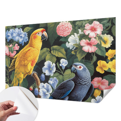 Tapeta fotograficzna samoprzylepna Egzotyczne ptaki