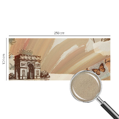 Fototapeta samoprzylepna do sypialni z motywem egzotycznej podróży