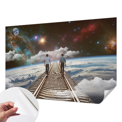 Fototapeta na ścianę z motywem kosmicznej wędrówki