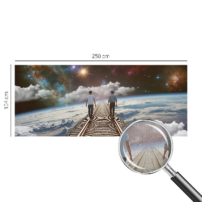 Fototapeta na ścianę z motywem kosmicznej wędrówki