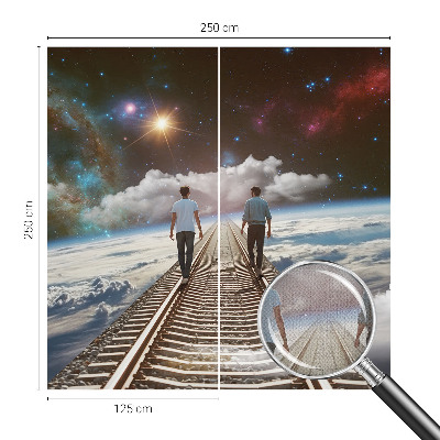 Fototapeta na ścianę z motywem kosmicznej wędrówki