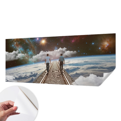 Fototapeta na ścianę z motywem kosmicznej wędrówki