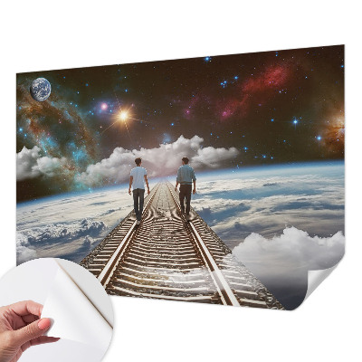 Fototapeta na ścianę z motywem kosmicznej wędrówki