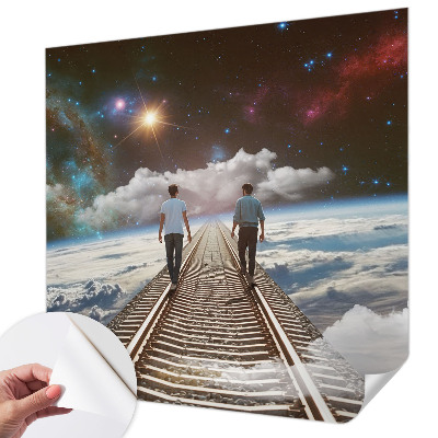 Fototapeta na ścianę z motywem kosmicznej wędrówki