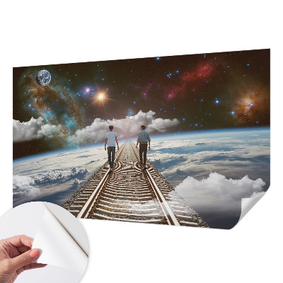 Fototapeta na ścianę z motywem kosmicznej wędrówki