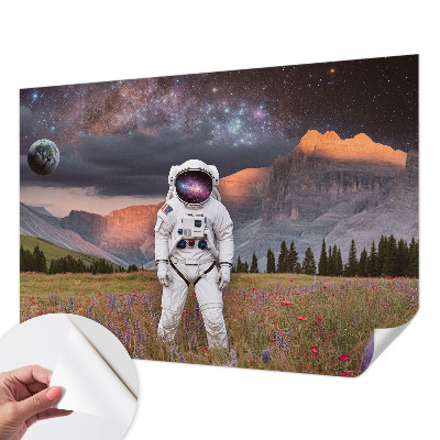 Dekoracyjna fototapeta na ścianę z motywem kosmicznego pejzażu