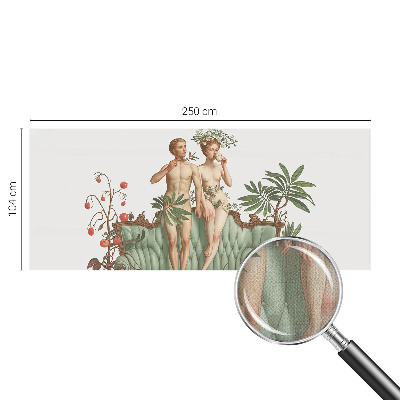 Fototapeta samoprzylepna z nadrukiem o motywie tajemniczej elegancji