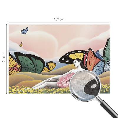 Fototapeta na ścianę z motywem motylowej łąki