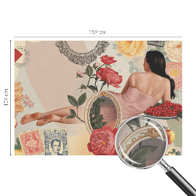 Tapeta fotograficzna z motywem kwiatowej elegancji